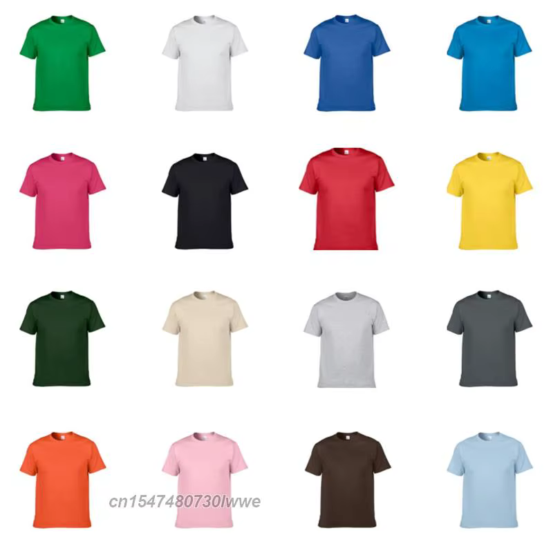 T-Shirt à manches courtes pour homme, estival et Cool, en coton