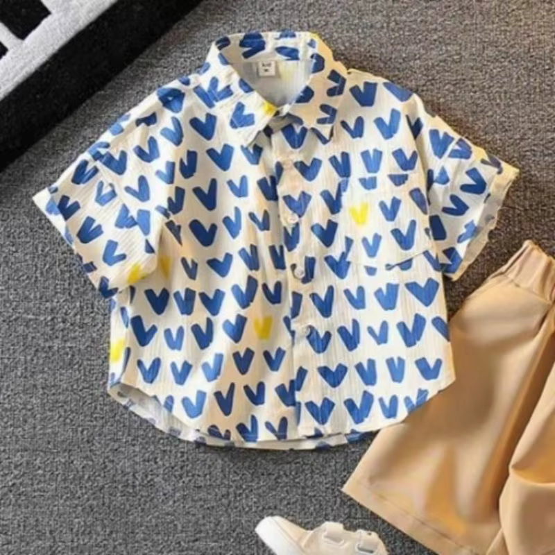 T-shirt d'été à manches courtes pour garçons