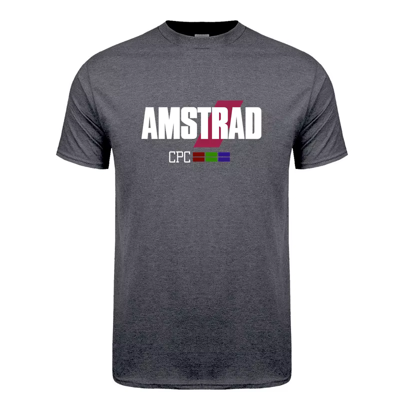 Amstrad CPC T-shirt été hommes à manches courtes Cool haut coton programmeur