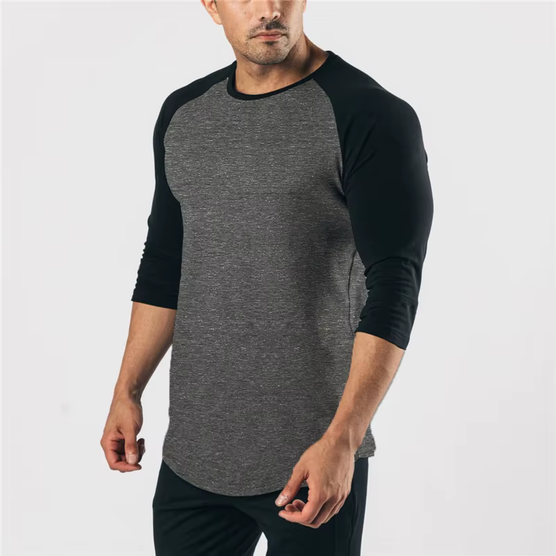 T-shirt à manches trois-quarts pour hommes
