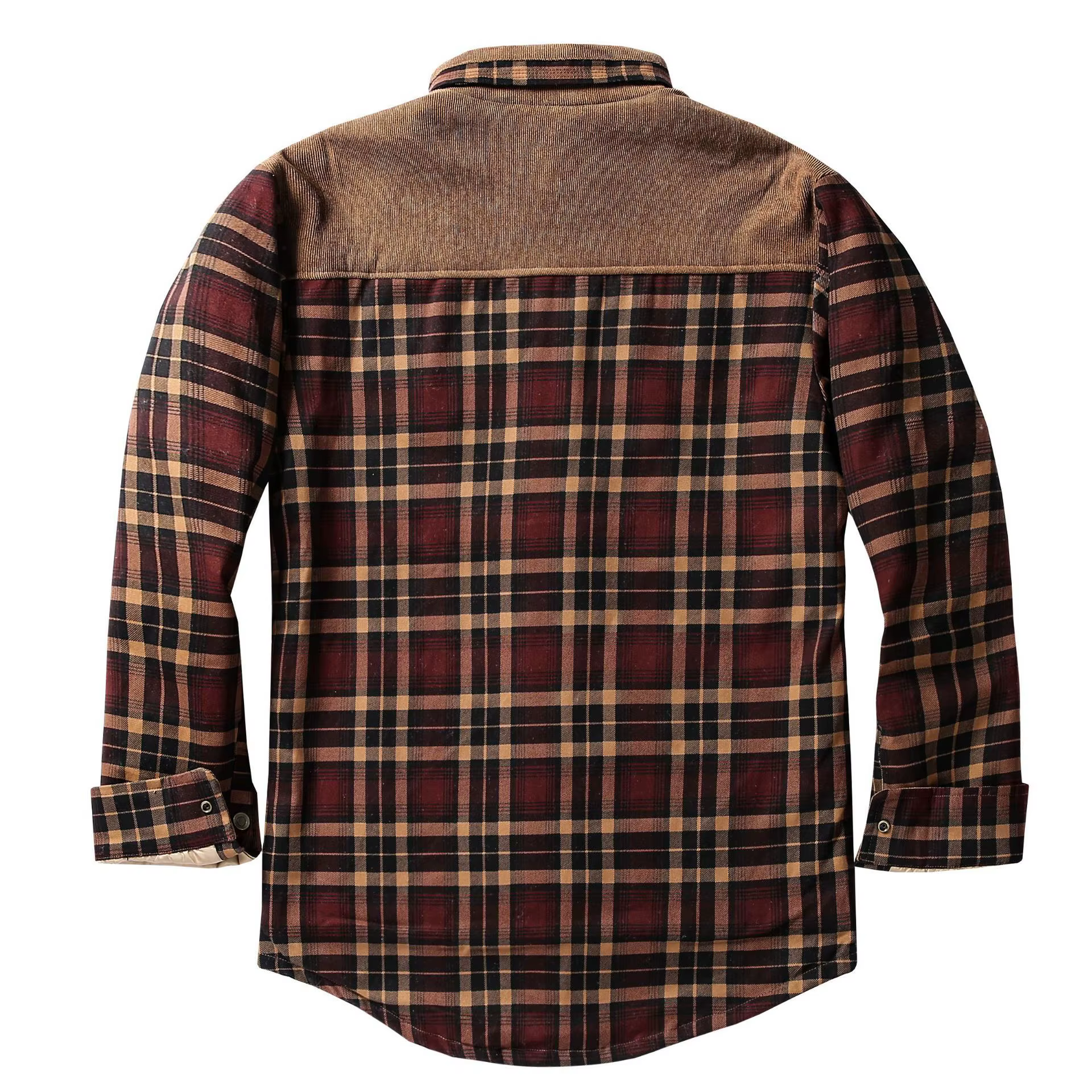 Veste chemise en flanelle pour hommes