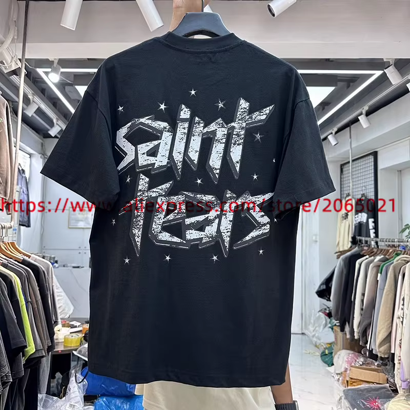 T-shirt imprimé Saint Tears pour hommes et femmes