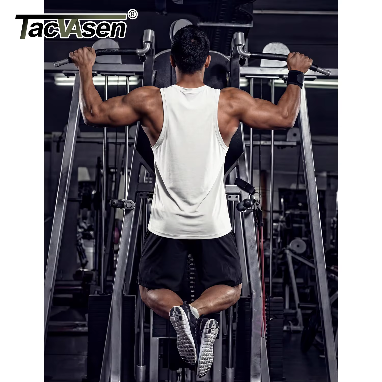 TACVASEN Débardeurs d'été Dry Fit pour Hommes