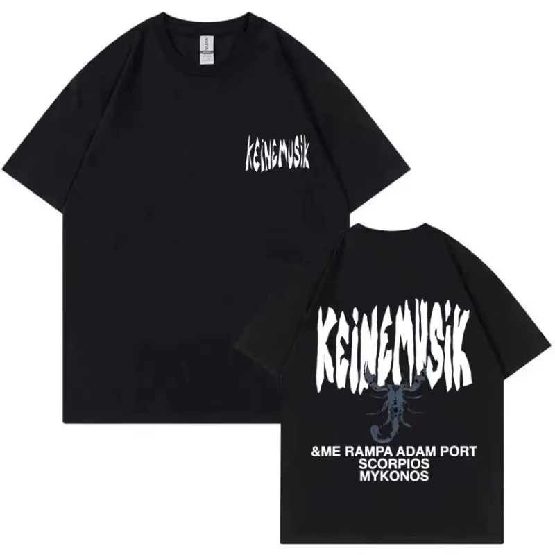 Été Keinemusik X Pacha graphique t-shirt hommes femmes Hip Hop mode Vintage T-shirts hommes décontracté 100% coton à manches courtes T-shirts