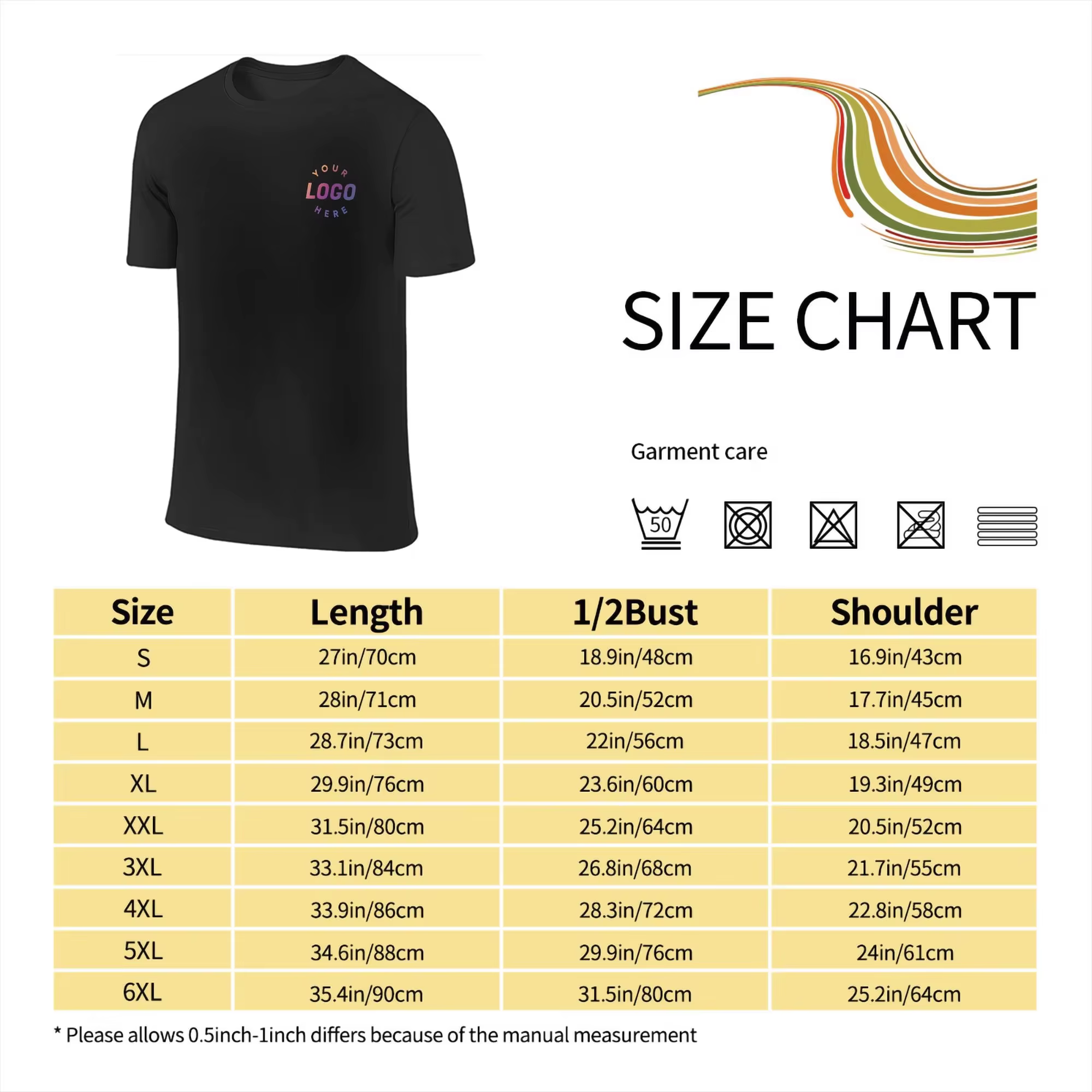 T-shirt personnalisé avec logo pour homme, en pur coton, conception DIY, T-shirt à manches courtes, coupe ample