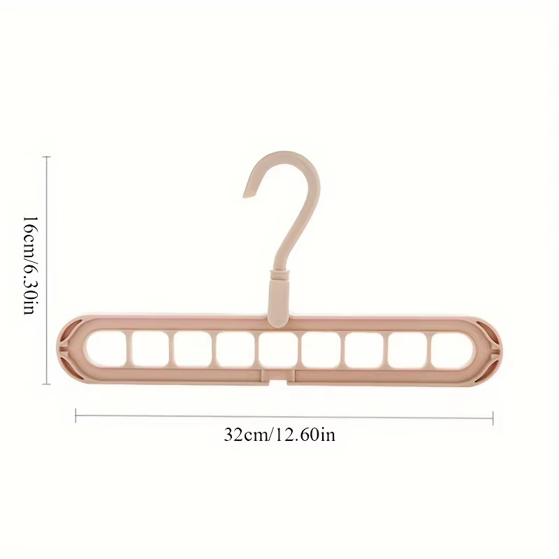 Porte-vêtements gain de place - Support de rangement pliable en plastique pour chemises - Cintre de garde-robe pour économiser de l'espace