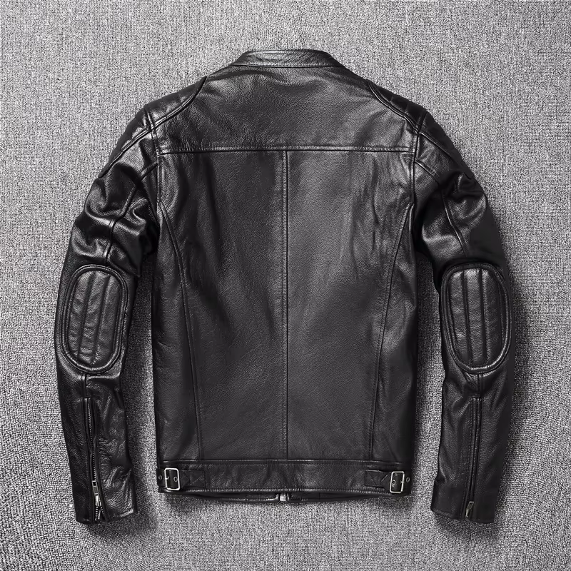 2025 nouvelle veste en cuir hommes