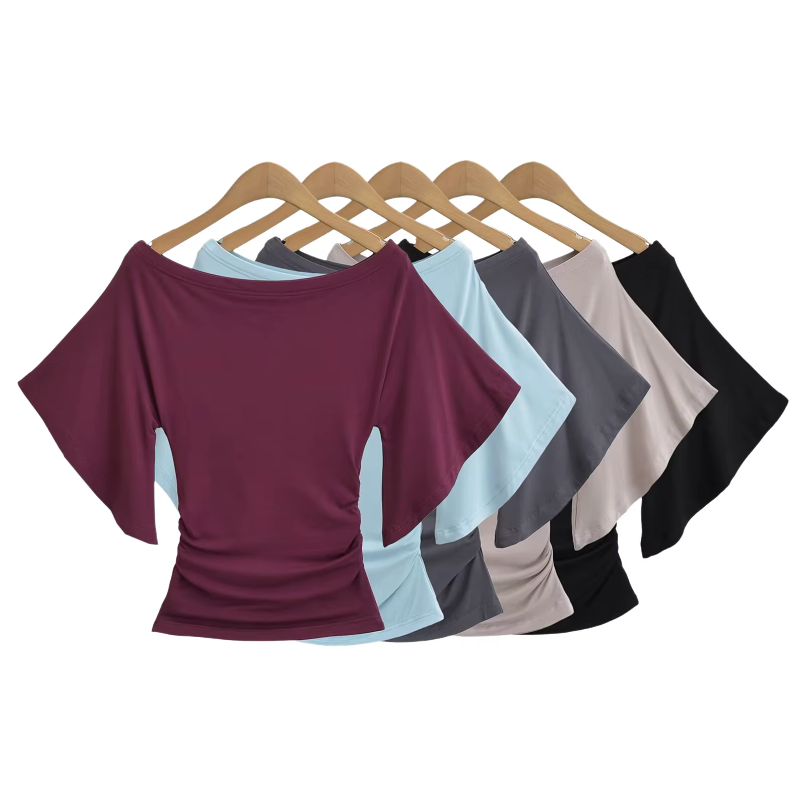 T-shirt asymétrique à une épaule coupe ajustée