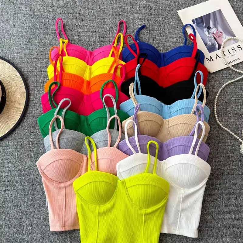 Camisoles fines et solides pour femmes