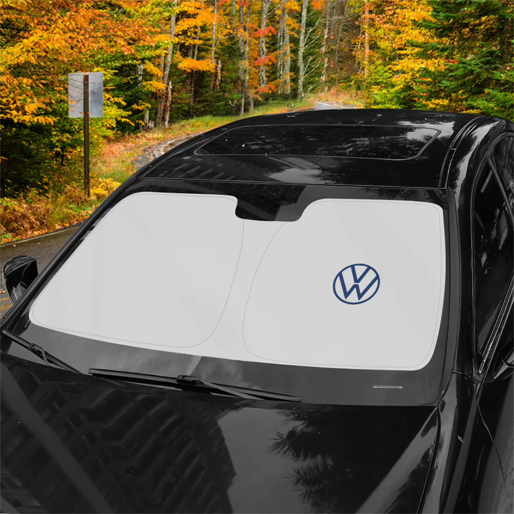 Pare-soleil pliable pour pare-brise de voiture, rideau pare-soleil automatique pour Volkswagen R Polo Passat Rline Golf Tiguan Jetta GTI Touran