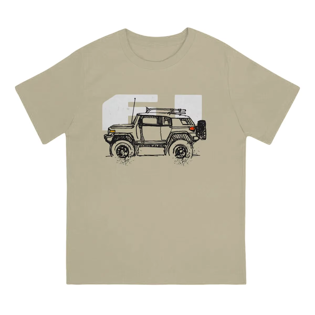 T-shirt en coton à manches courtes pour hommes