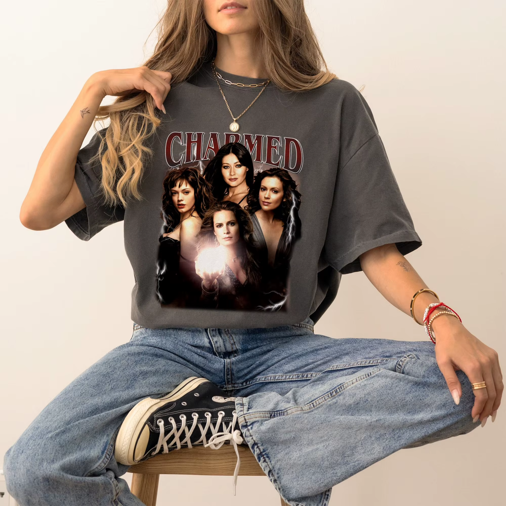 T-shirt imprimé pour femme