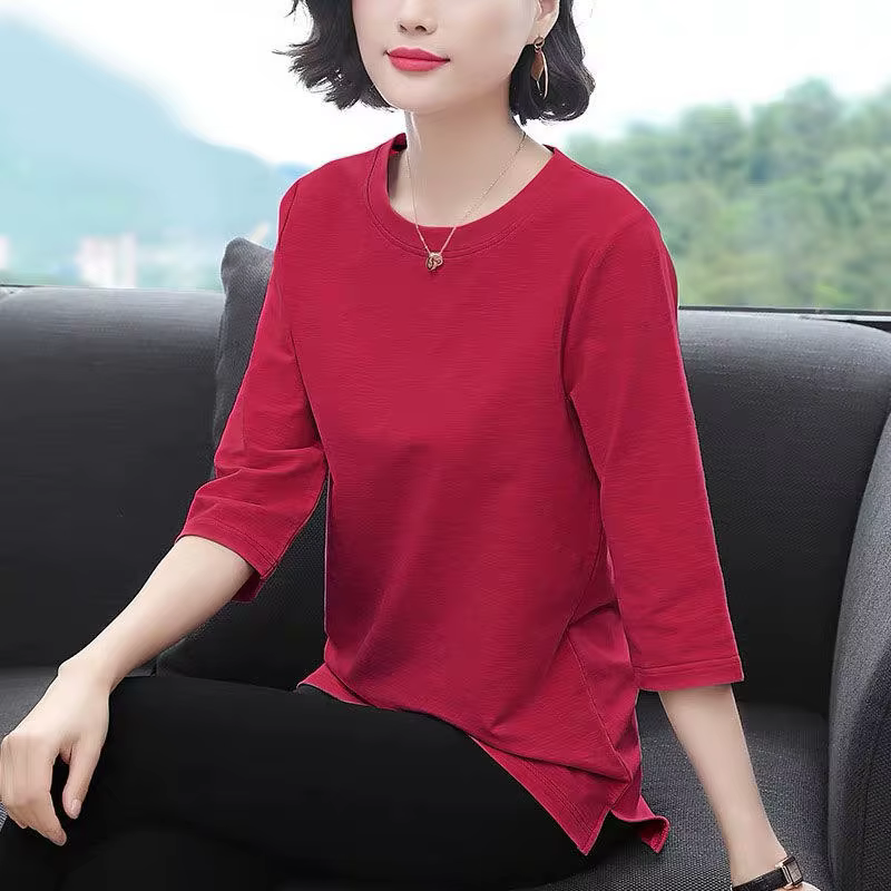 T-shirt à manches 3/4 pour femmes