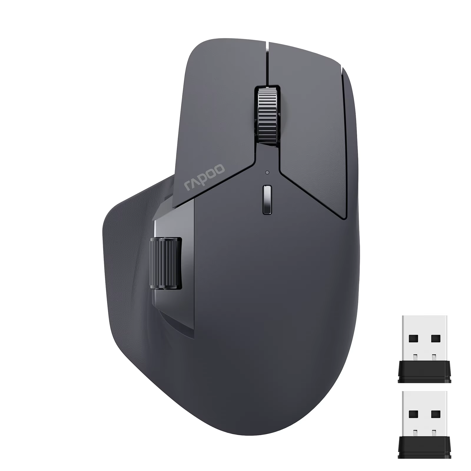 Rapoo-Souris sans fil aste multimode MT760L/MT760M, ergonomique 4000 ug, prend en charge jusqu'à 4 revie, Bluetooth