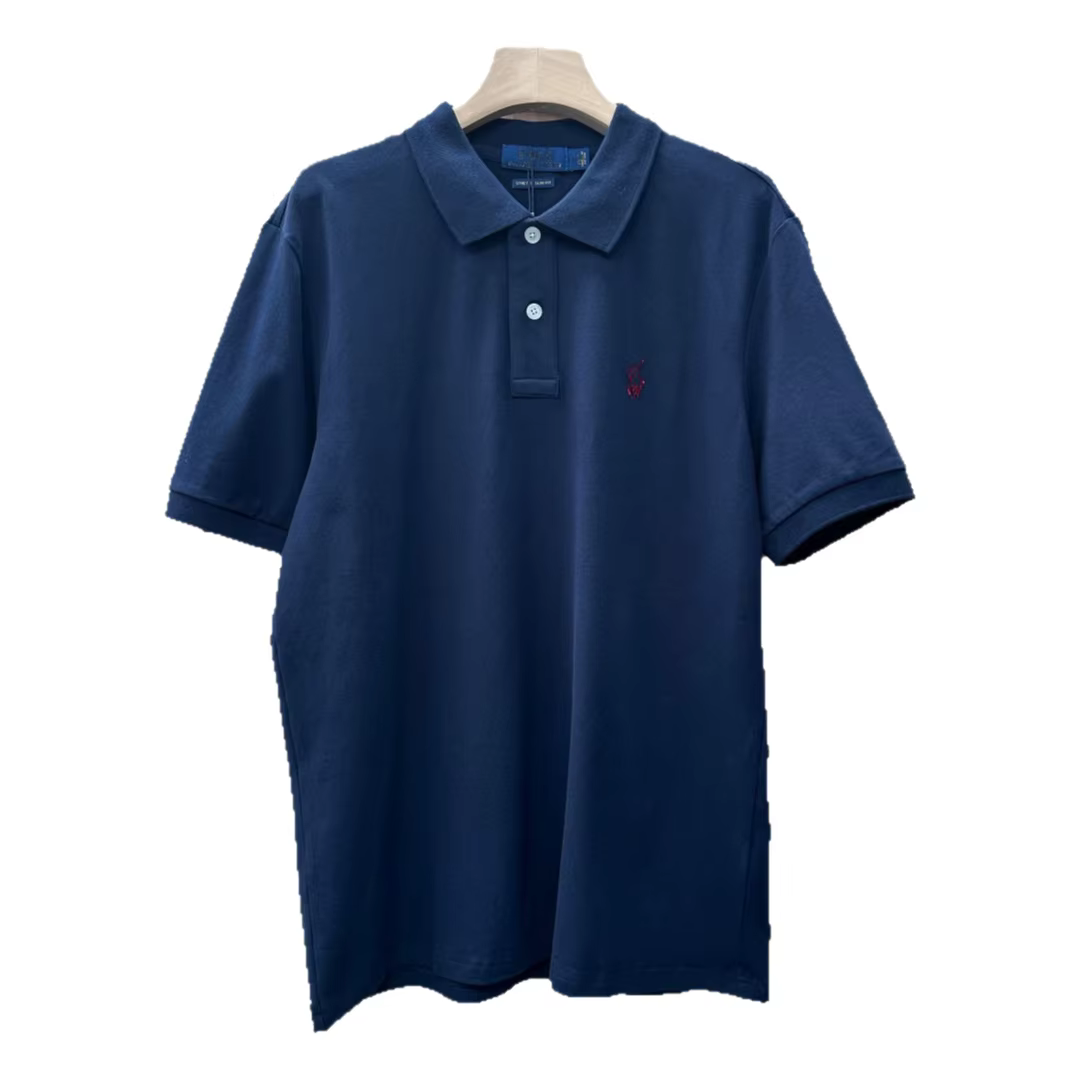 Polo brodé d'été pour homme