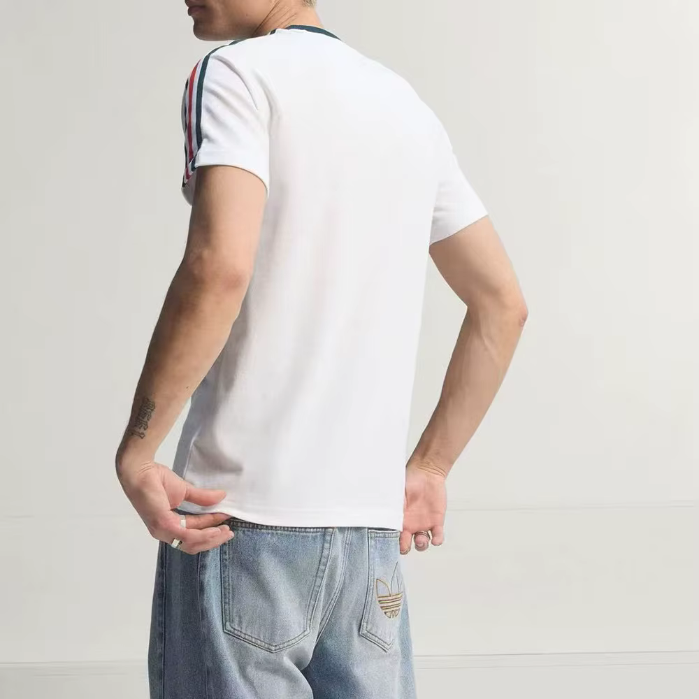 adidas Originals Mexico 3S OG Maillot de Football pour Homme, T-Shirt à Manches Courtes, Col Rond, Coupe Slim, Confortable et Tendance, JZ6483