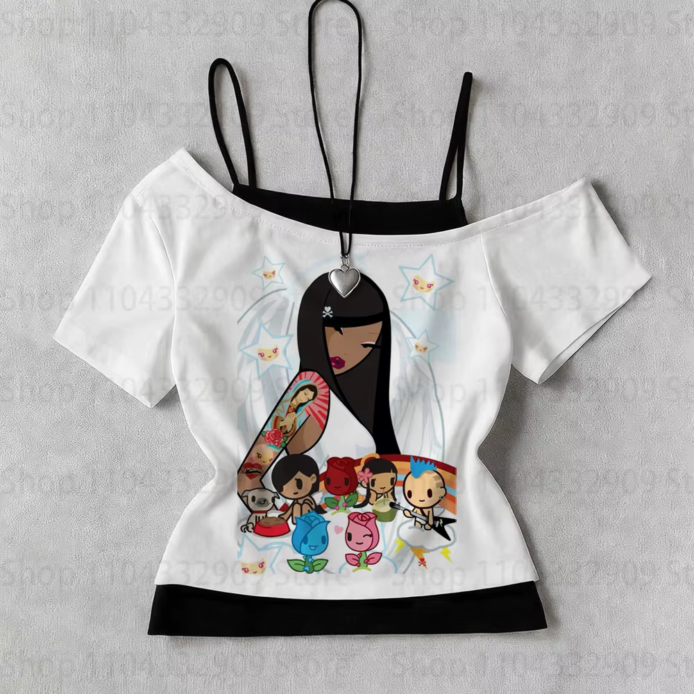 T-shirts Emo pour filles