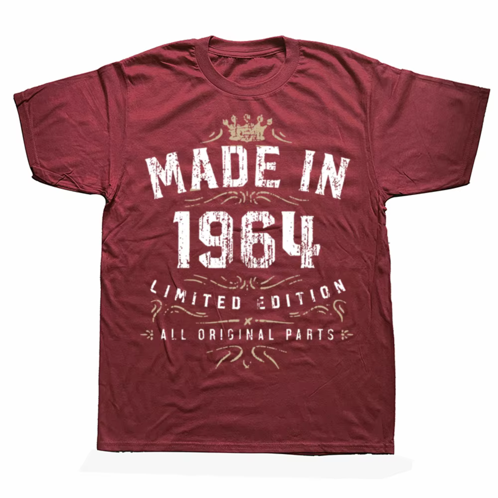 T-shirts drôles fabriqués en 1964 pour anniversaire