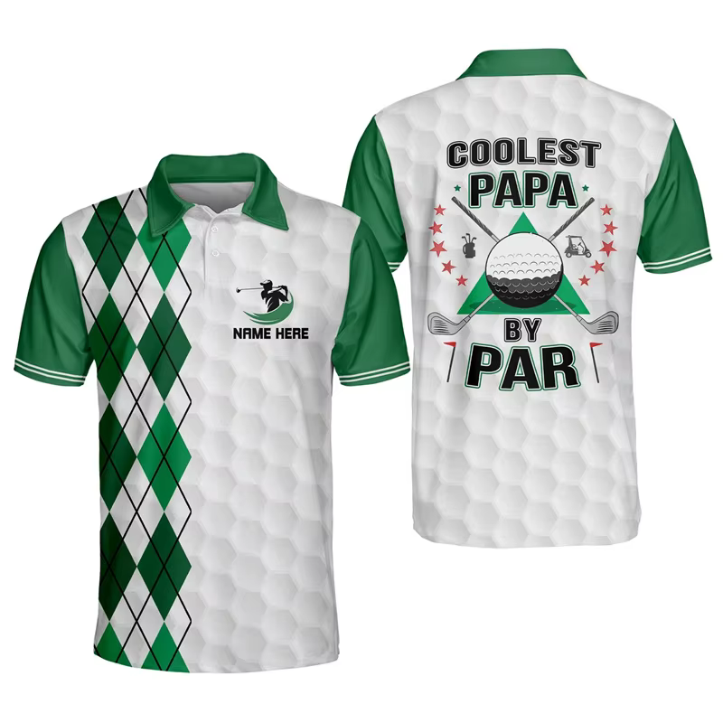 Polo à manches courtes Skull Talk Birdie To Me pour hommes et femmes