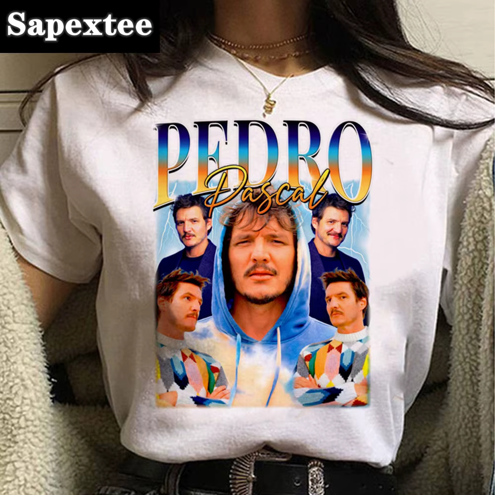 Pedro Pascal t-shirts femmes Y2K haut femme harajuku années 2000 vêtements