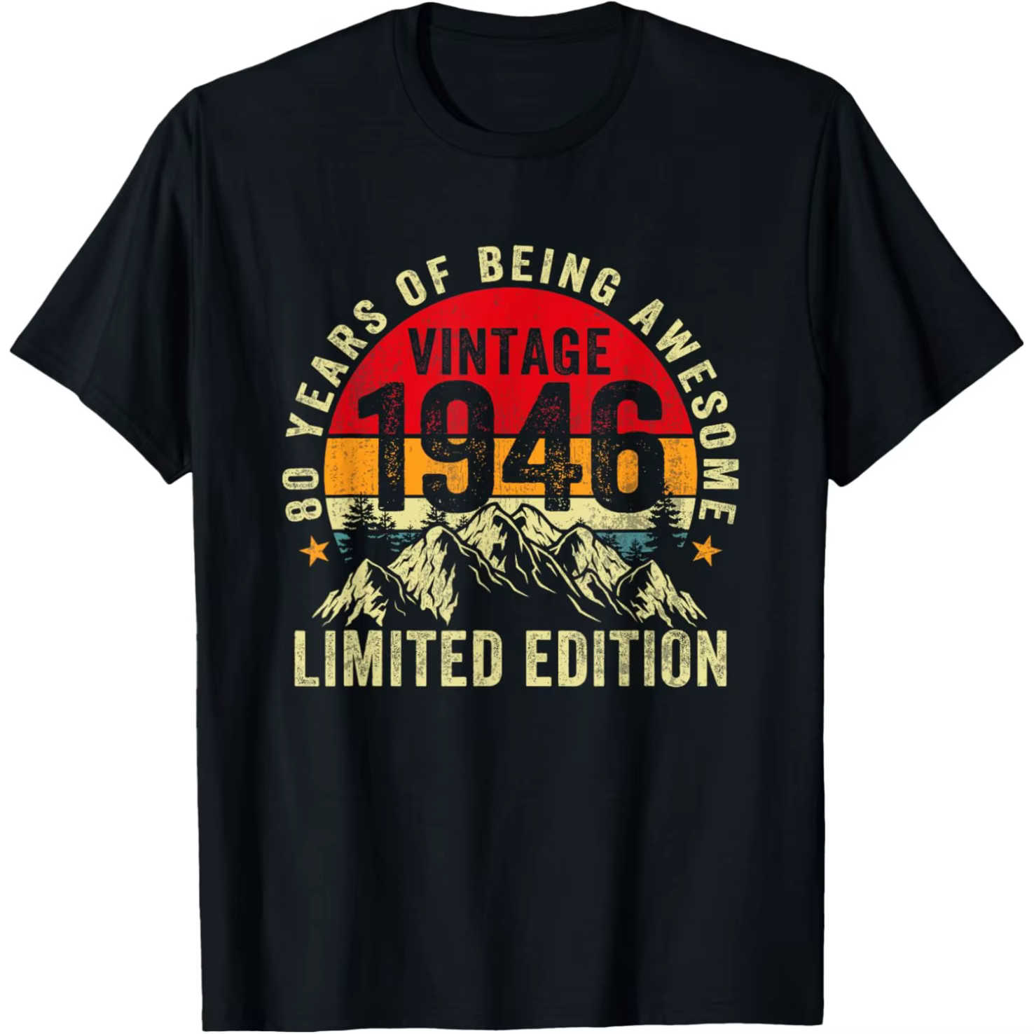 T-shirt humoristique pour 80 ans