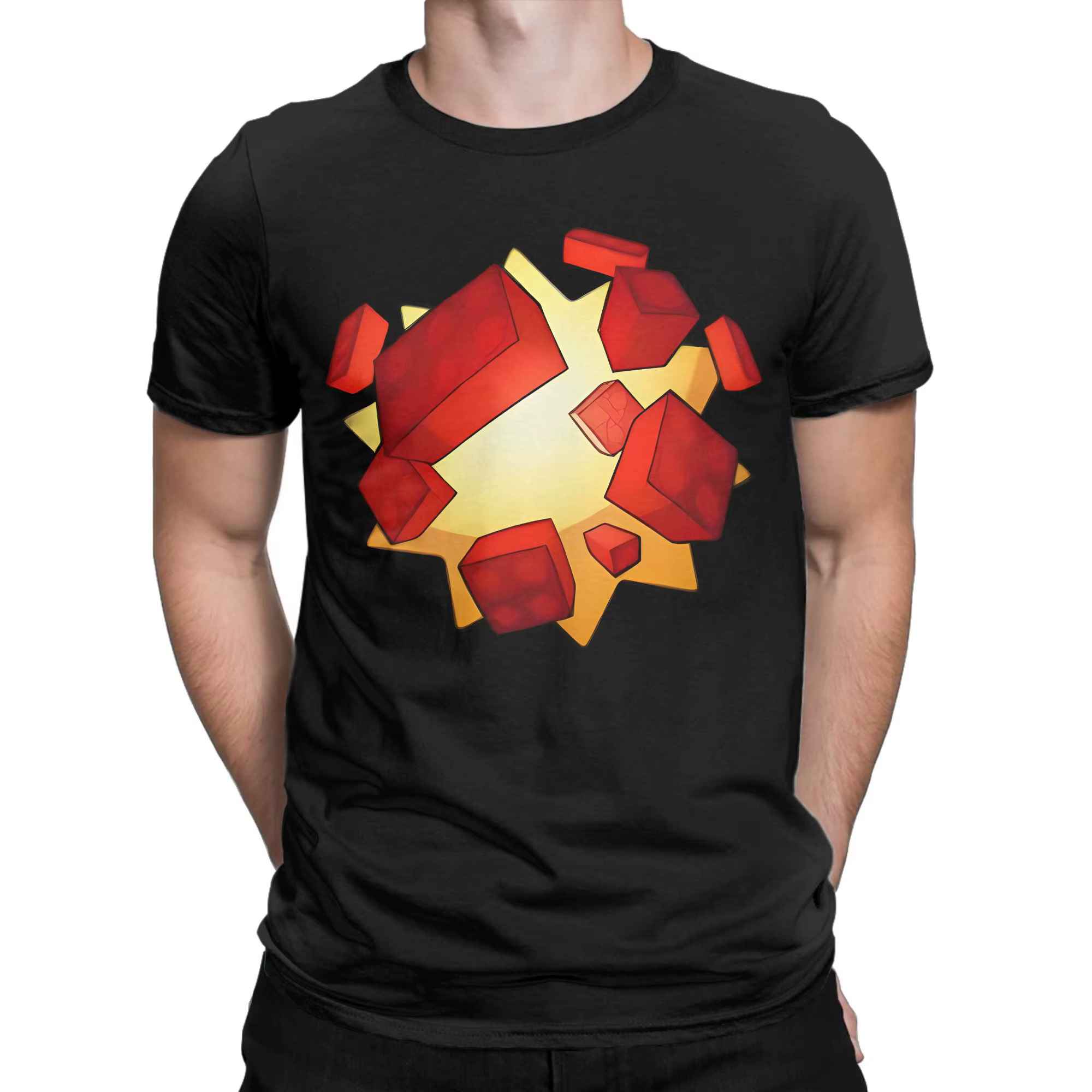 Bloxxer t-shirt été coton t-shirts pour homme à la mode Cool ample