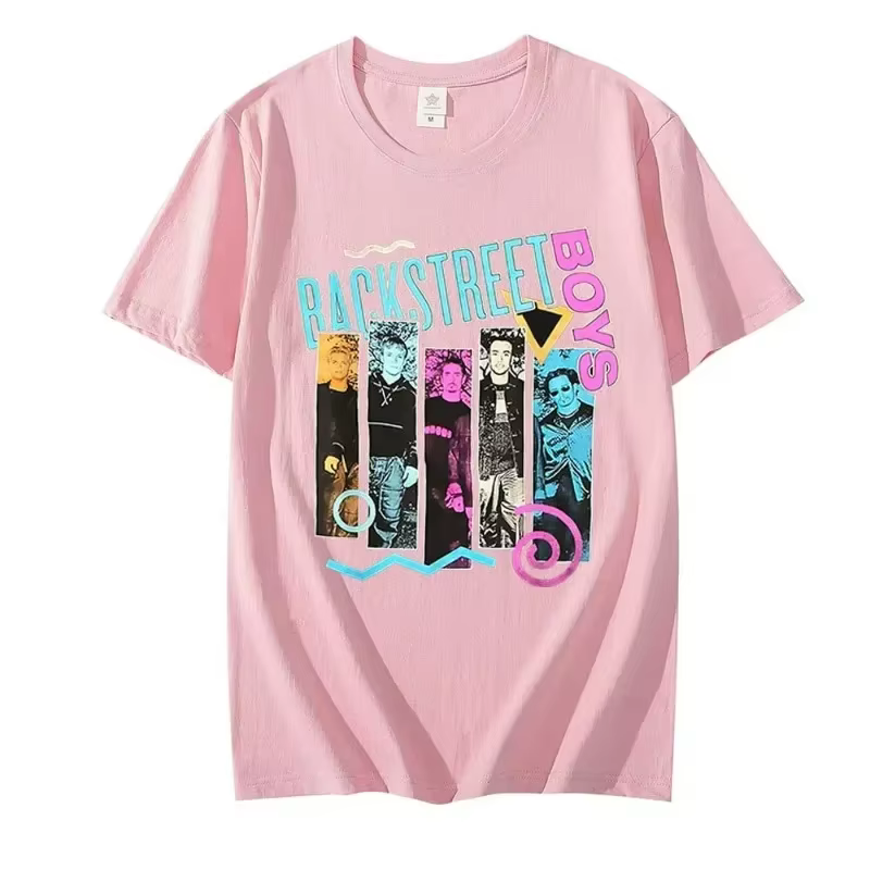 Vintage classique années 90 Backstreet Boys Rock Band graphique T-Shirt unisexe Punk