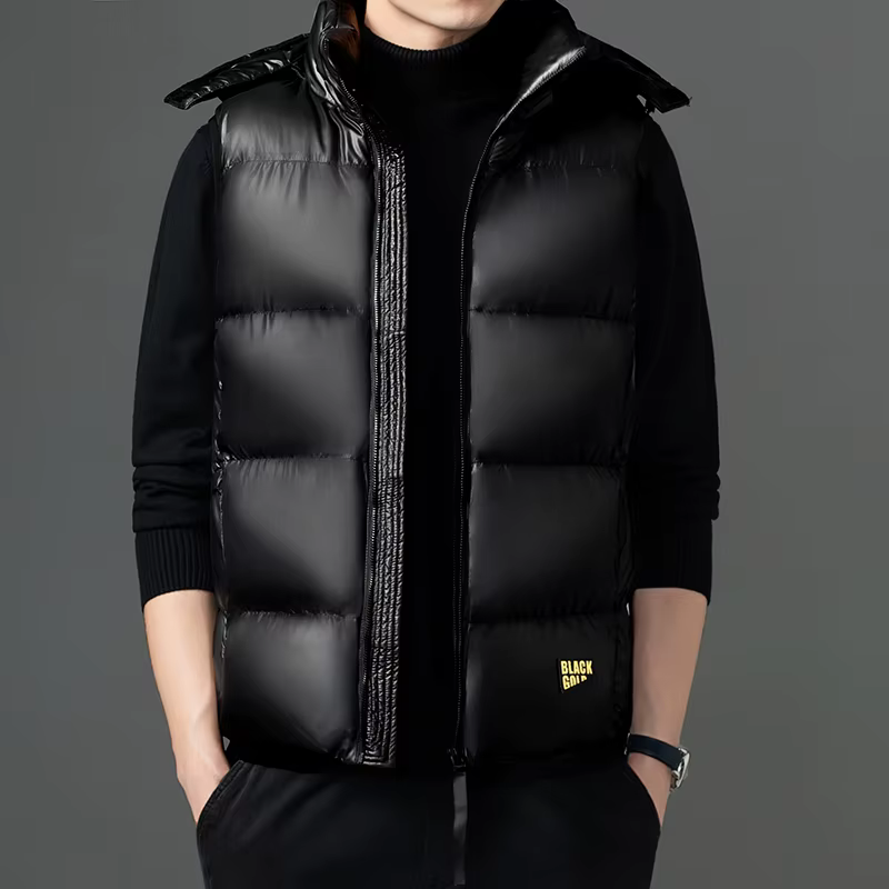 Marque hommes gilet vers le bas