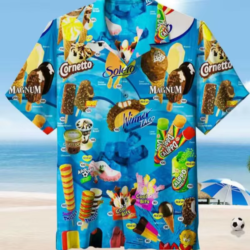 Chemise hawaïenne pour hommes