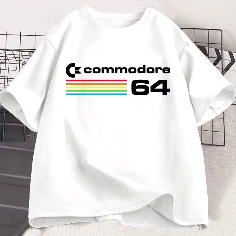 T-shirt imprimé Commodore 64 pour hommes