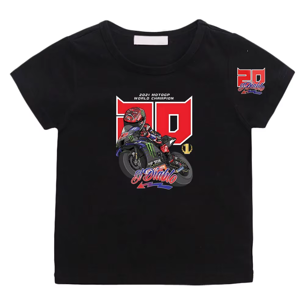Fabio Quartararo-T-shirt graphique Anime pour garçons et filles