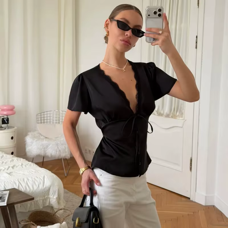 Talenza – chemise en dentelle pour femmes