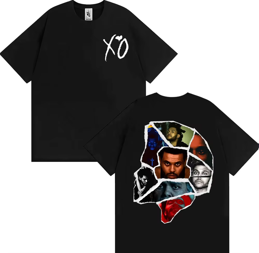 T-shirts The Weeknd After Hours Til Dawn avec l'image de la couverture de l'album