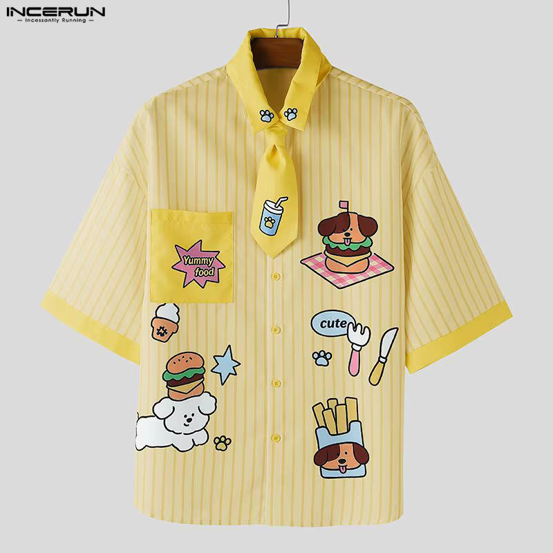 Chemise pour homme INCERUN
