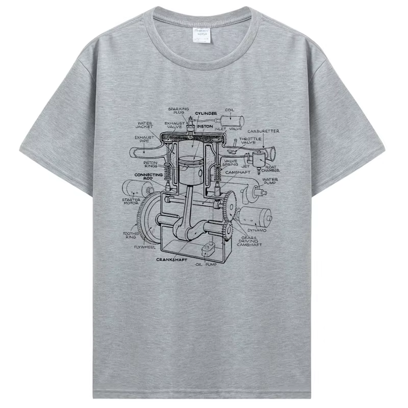 T-shirt graphique Carguy pour hommes