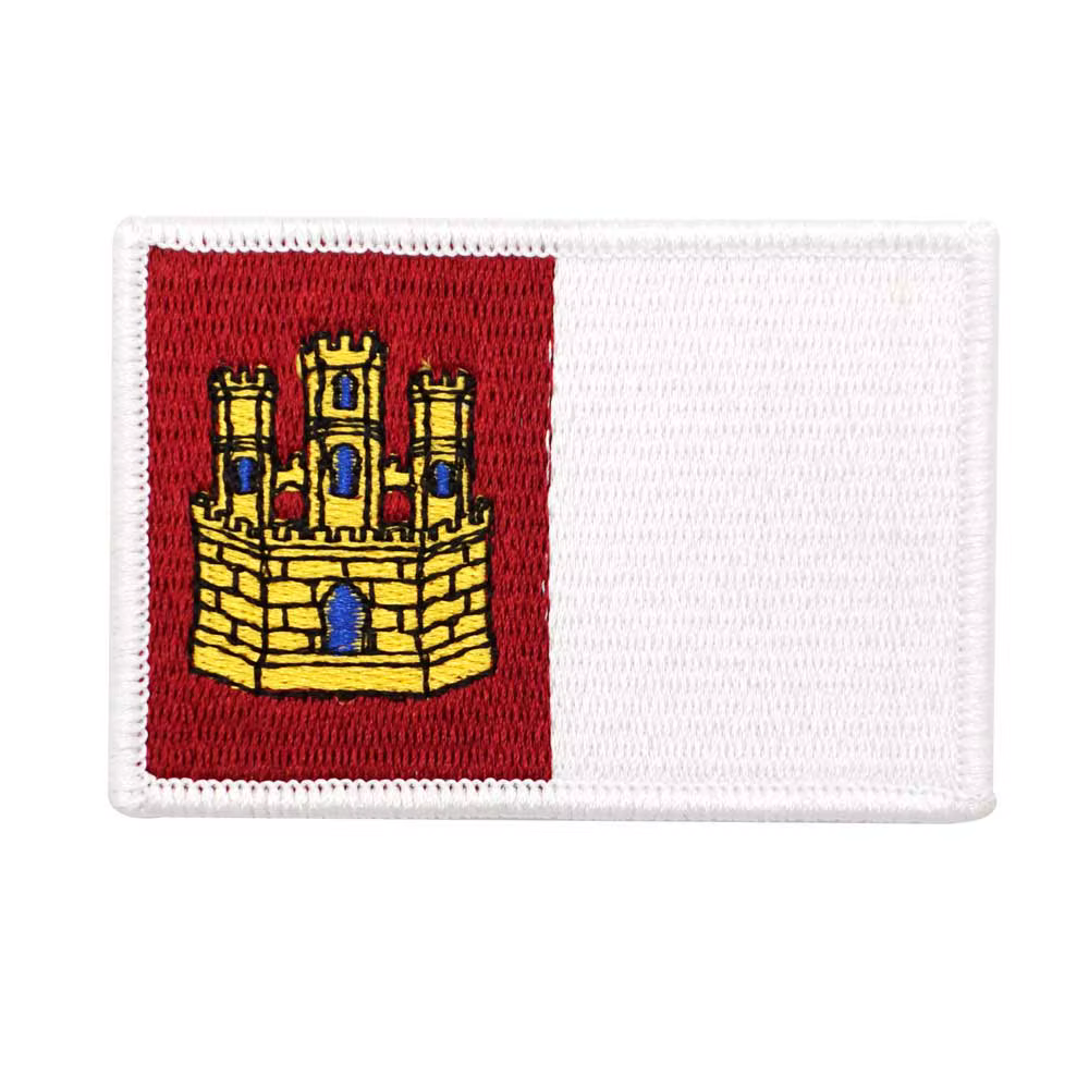 Espagne Castilla-La patch Patch brodé crochet et boucle coudre sur broderie Badge militaire