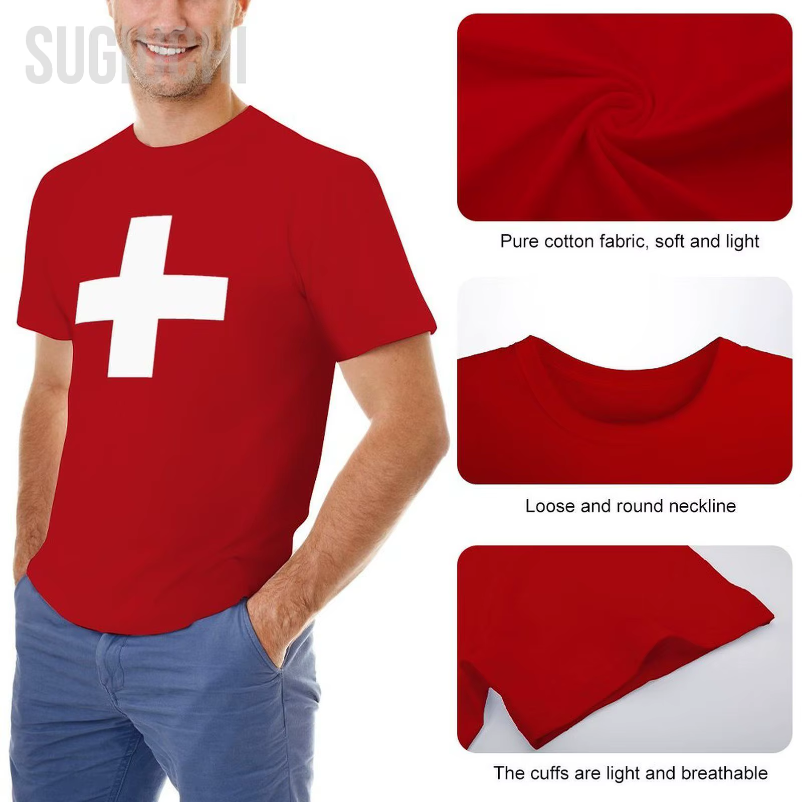T-shirt en coton 100% pour hommes et femmes
