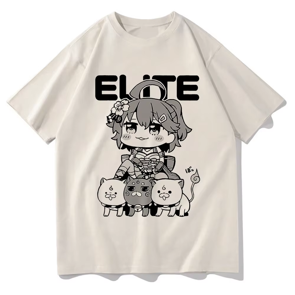 T-shirt unisexe en coton Anime Cartoon