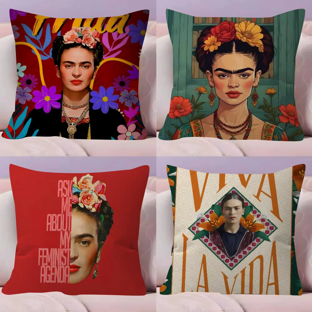 Housse de coussin personnalisée Frida Kahlo