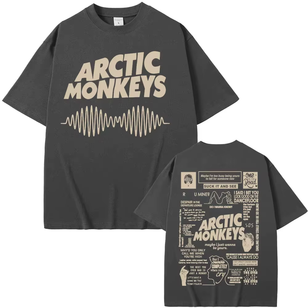 Nouveau T-shirt Rétro de l'été 2026 du groupe Arctic Monkeys