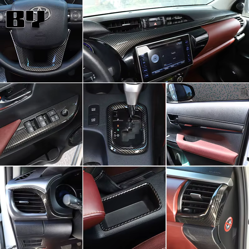 Autocollant de garniture de sortie d'air pour Toyota Hilux 2015 – 2024