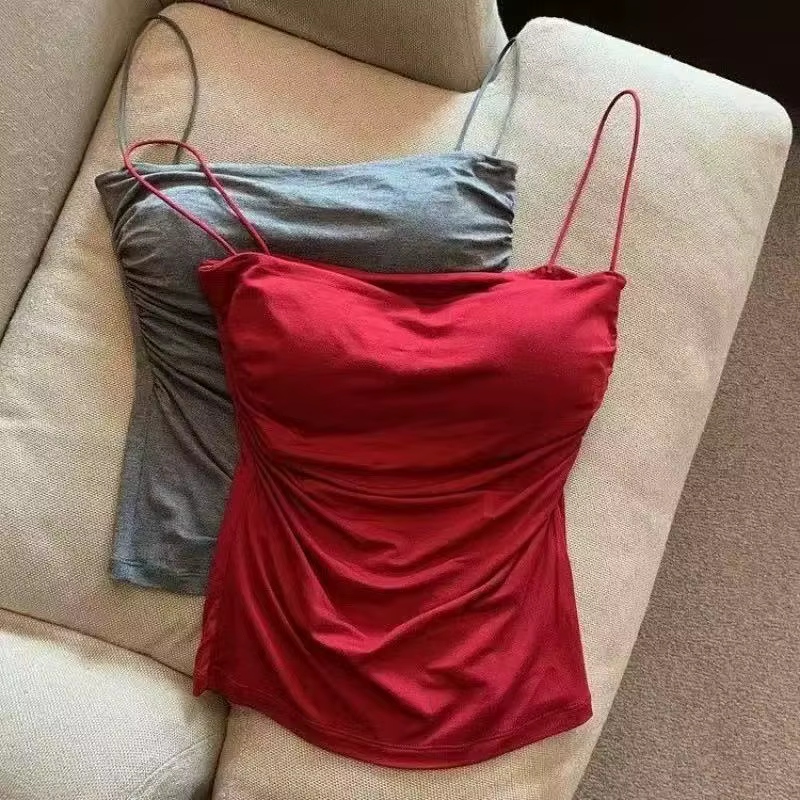 Débardeurs pour femmes avec soutien-gorge intégré