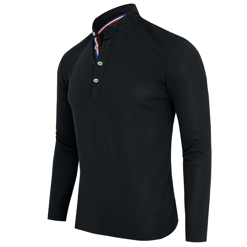 Polo à manches longues pour hommes