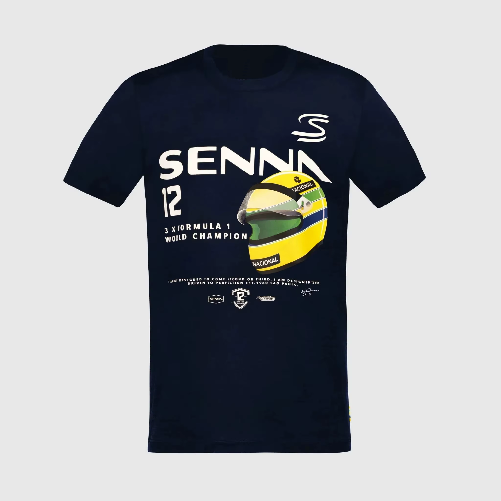 Ayrton Senna 12 passionné de chauffeur Fans de sport automobile hommes T-shirt été court femmes t-shirts 2025 nouveaux enfants vêtements hauts