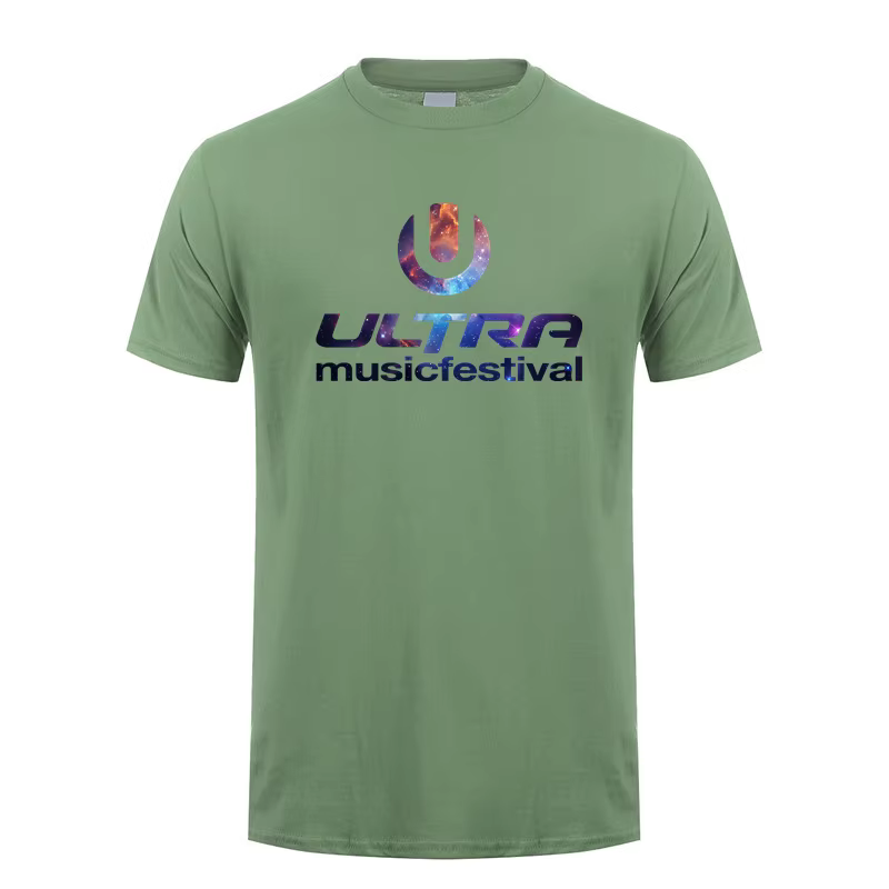 Ultra Festival de musique t-shirt hommes à manches courtes coton T-shirts été