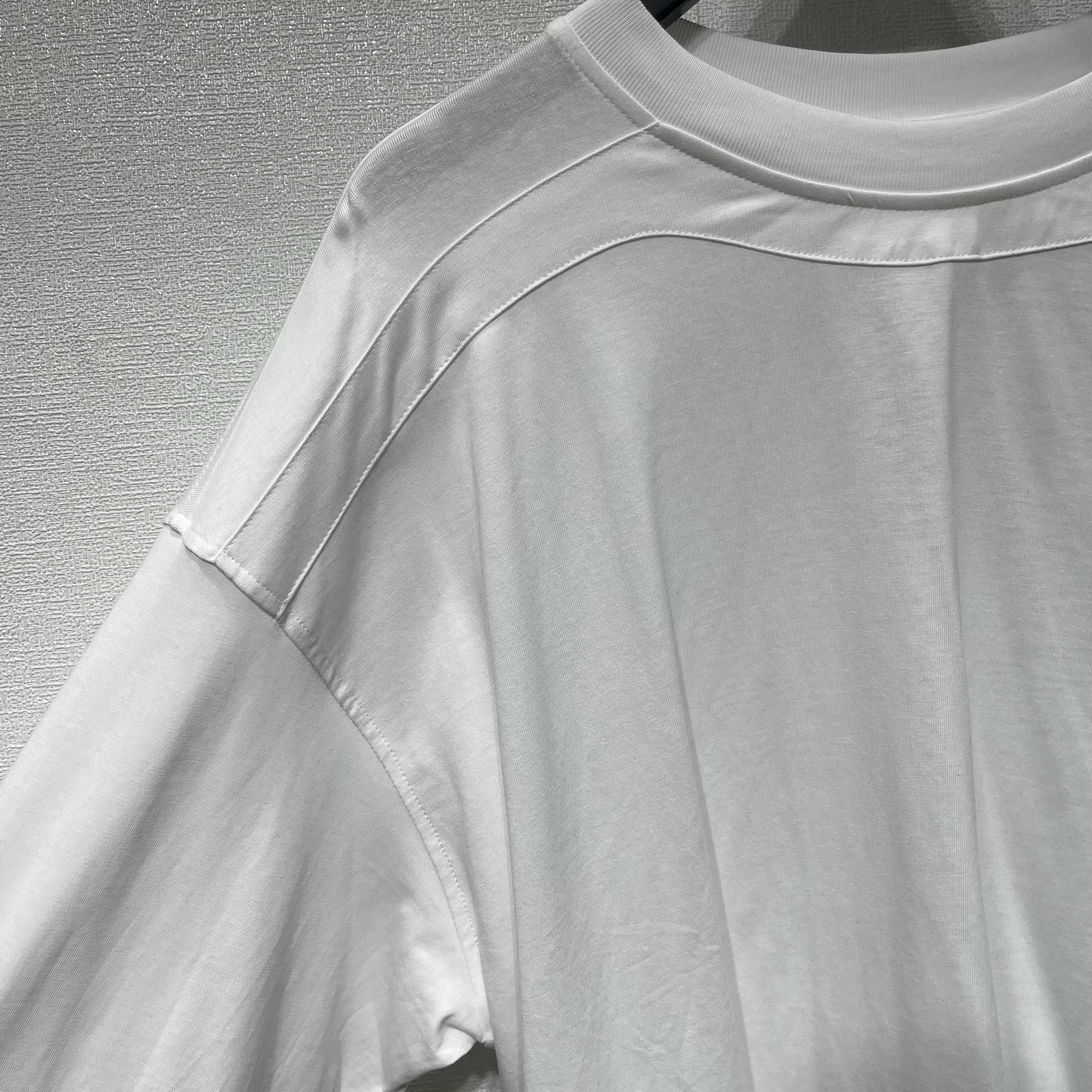 RO déconstruction épissage coupe couleur unie manches T-shirt hommes femmes haute qualité coton T petit haut t-shirts