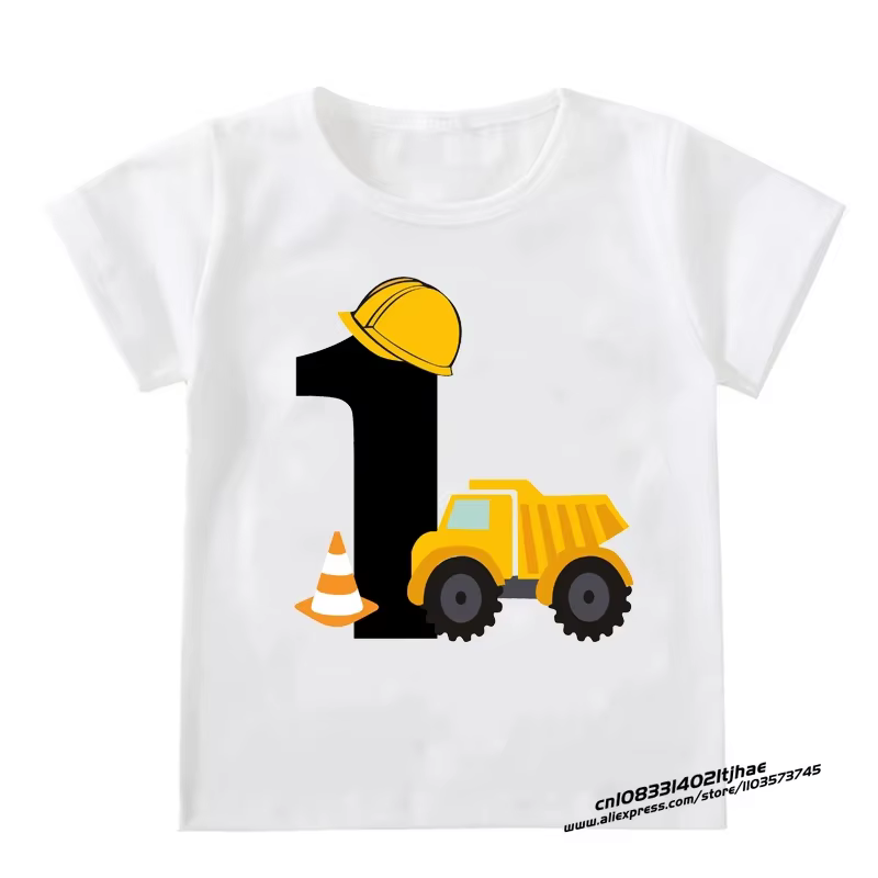 Enfants garçons T-shirts bébé à manches courtes pelle hauts