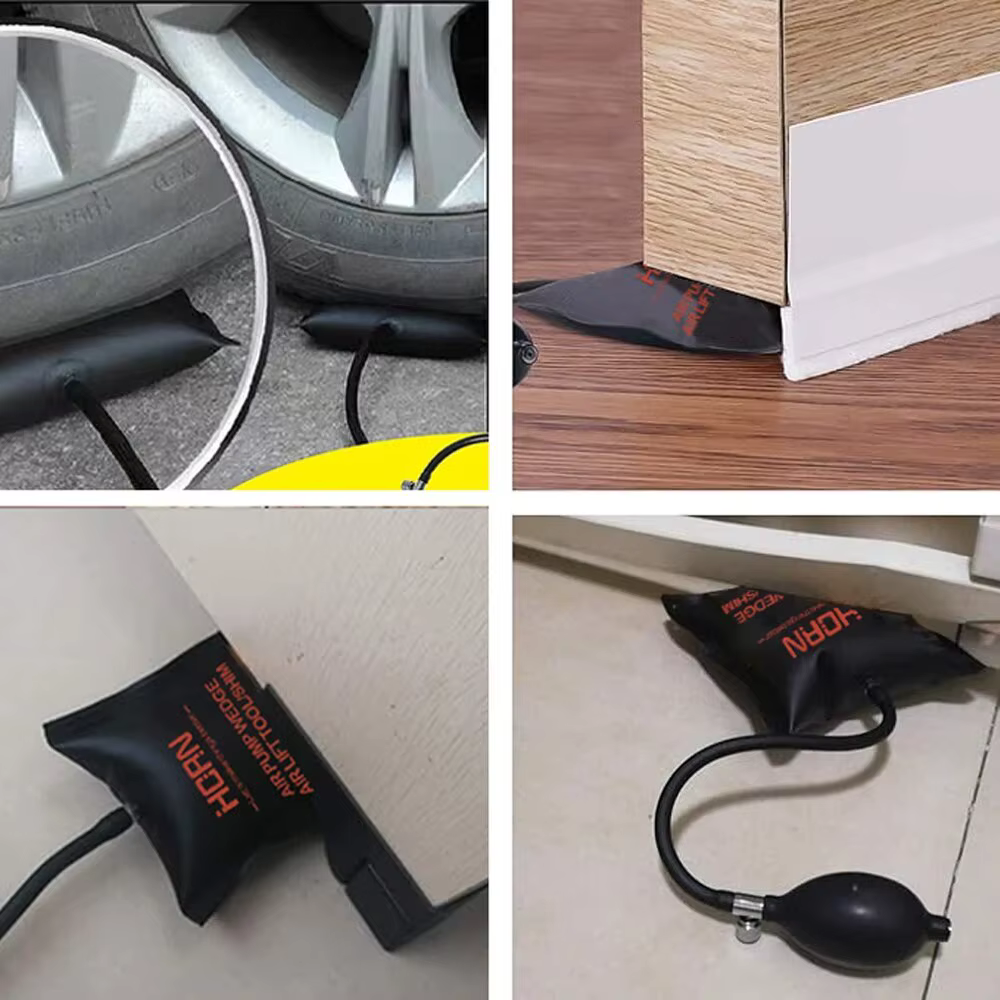 Cales de pompe à air gonflables pour fenêtres de porte, outil de réparation, installation injuste de voiture, 11%