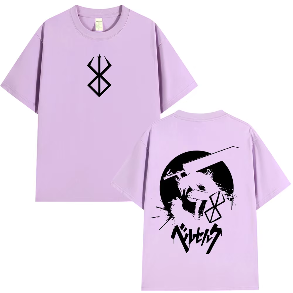 Anime japonais Berserk Guts graphique T-shirt hommes femmes Cool Manga Vintage
