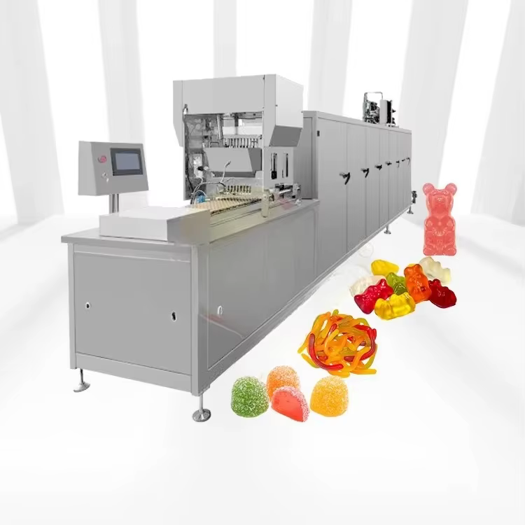Jelly Sweet Gummy Bear dépôt bonbons faire Machine fabrication Bonbon petite ligne de Production entièrement automatique
